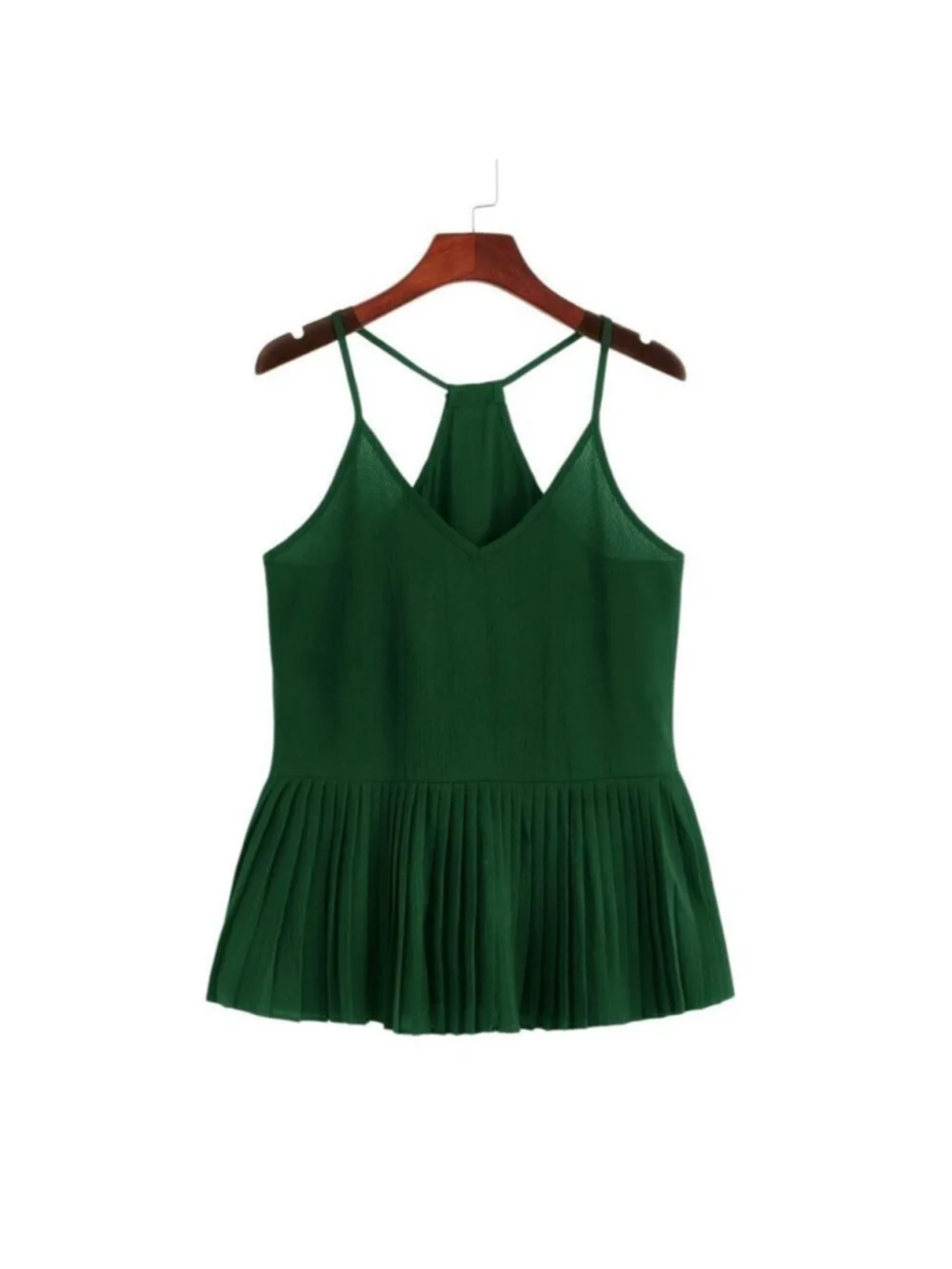 VCAY Ruffle Hem Rib-Knit Cami Top size 2XL - Picture 2 of 9